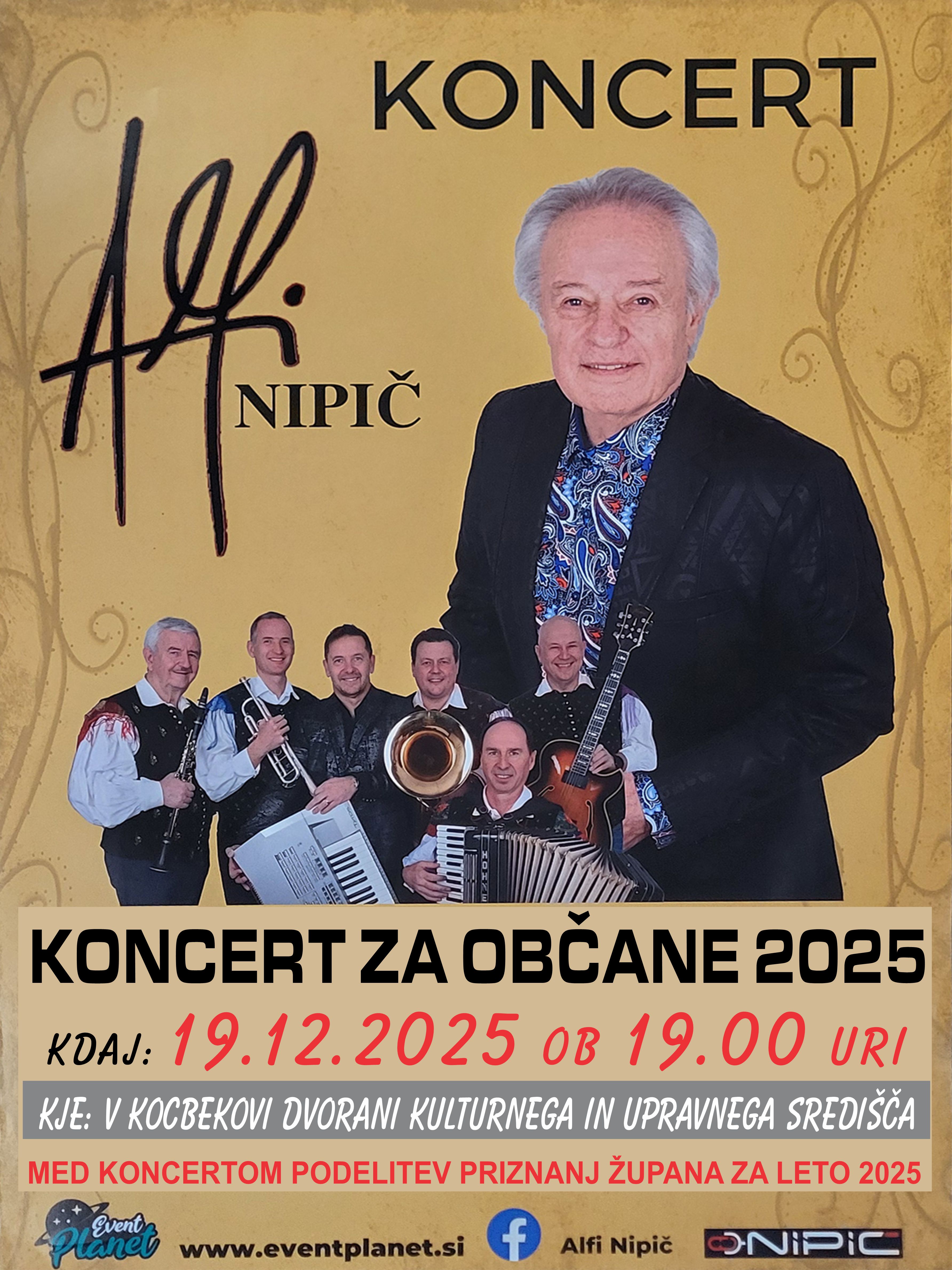 Alfi Nipič_Koncert za občane 2025